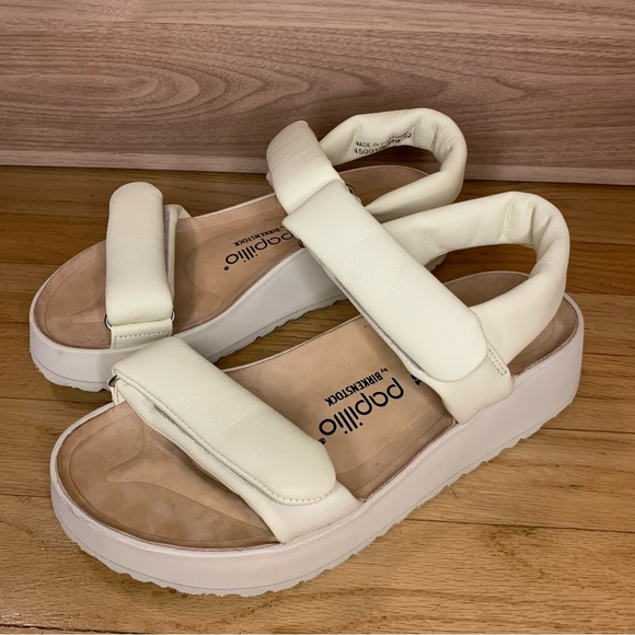 Birkenstock Shoes - Birkenstock Women's Theda Strappy Slingback Platform Wedge Sandals - Size 39